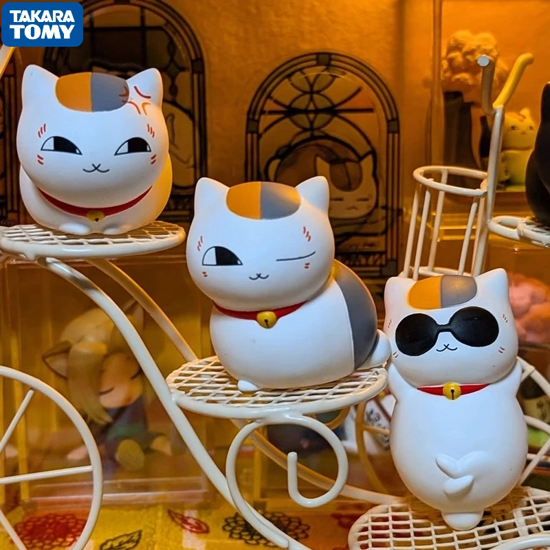 

TAKARA TOMY Оригинальный гашапон ‌ Книга друзей Нацуме ‌ Nyanko-sensei Madara игрушки для детей подарок Коллекционная модель украшений