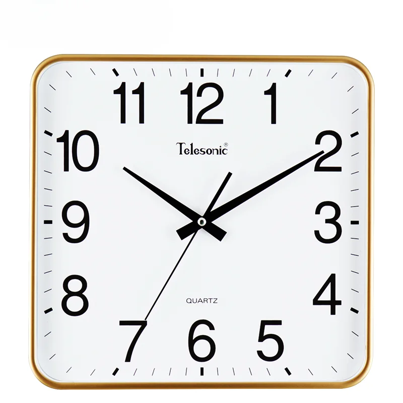 Hanging Decoration Wall Clock Fitment Bedroom Home Decor Living Room Study Wall Clock Luxury Minimalism Reloj De Pared Sala