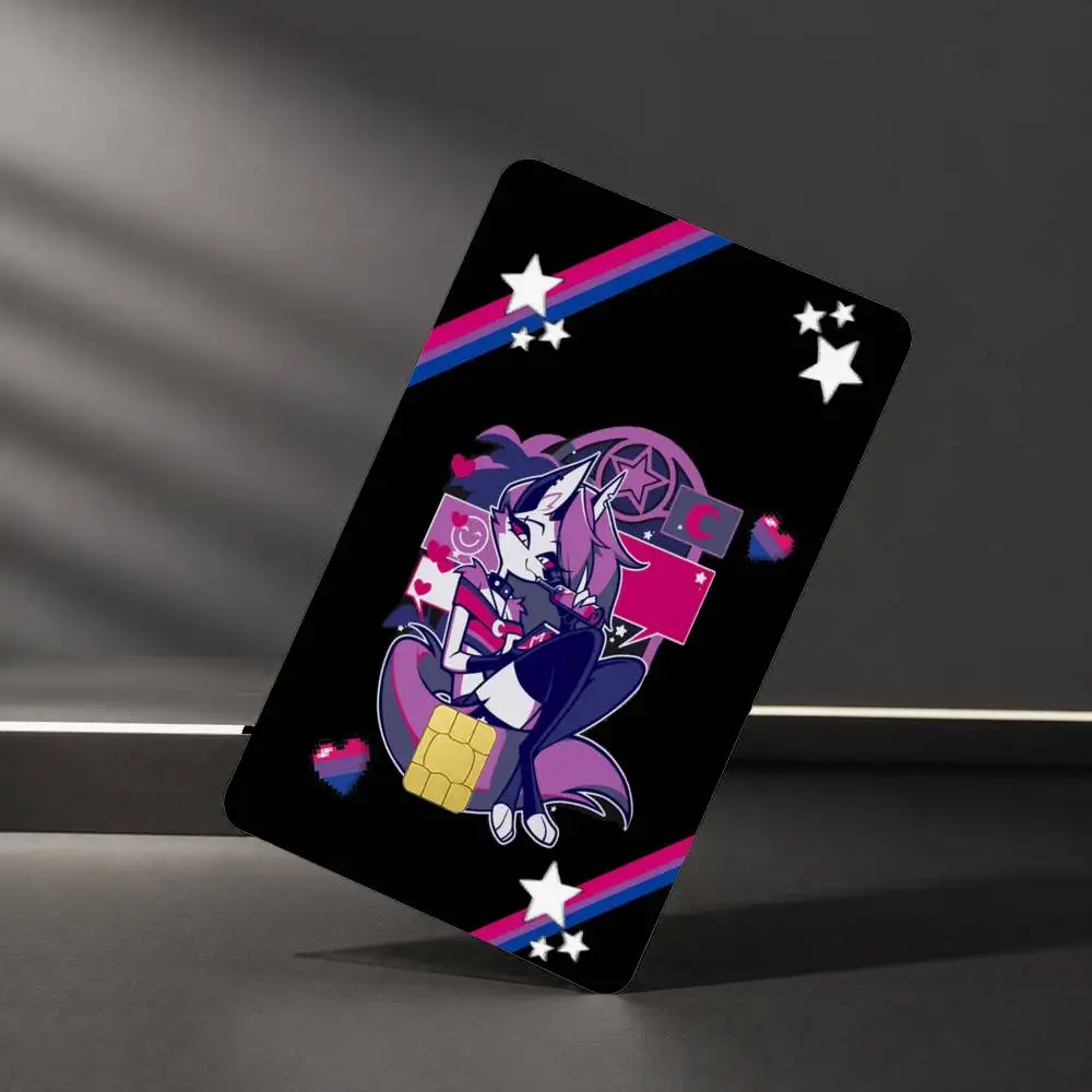 Helluva Boss Loona Sticker Film Tape Skin for Credit Card Debit Card Waterproof Stickers