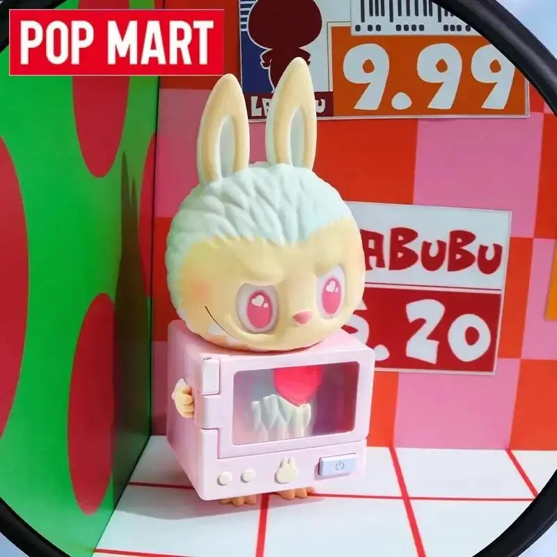 POP MART De Monsters Wacky Mart Serie Blind Box Mystery Box Guess Bag Speelgoed Pop Leuke Anime Figuur Desktop Ornamenten Collectie
