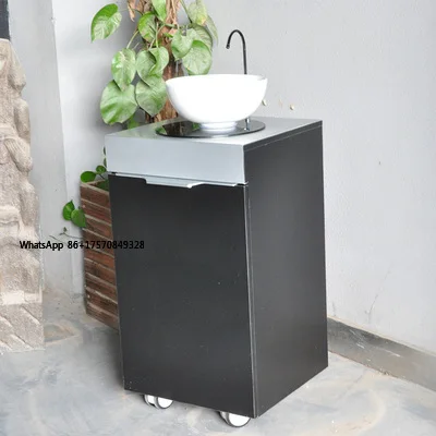 Exhibition Electric Portable Basin Sink Washbasin Washbasin with water tank, no plumbing and heating function