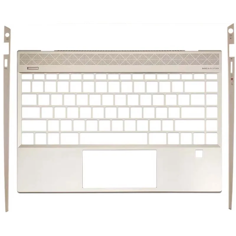 NEW For ENVY 13-AQ TPN-W144 Palmrest Upper Top Cover Case Keyboard Bezel Metal L53415-001 Silver/Gold view 4