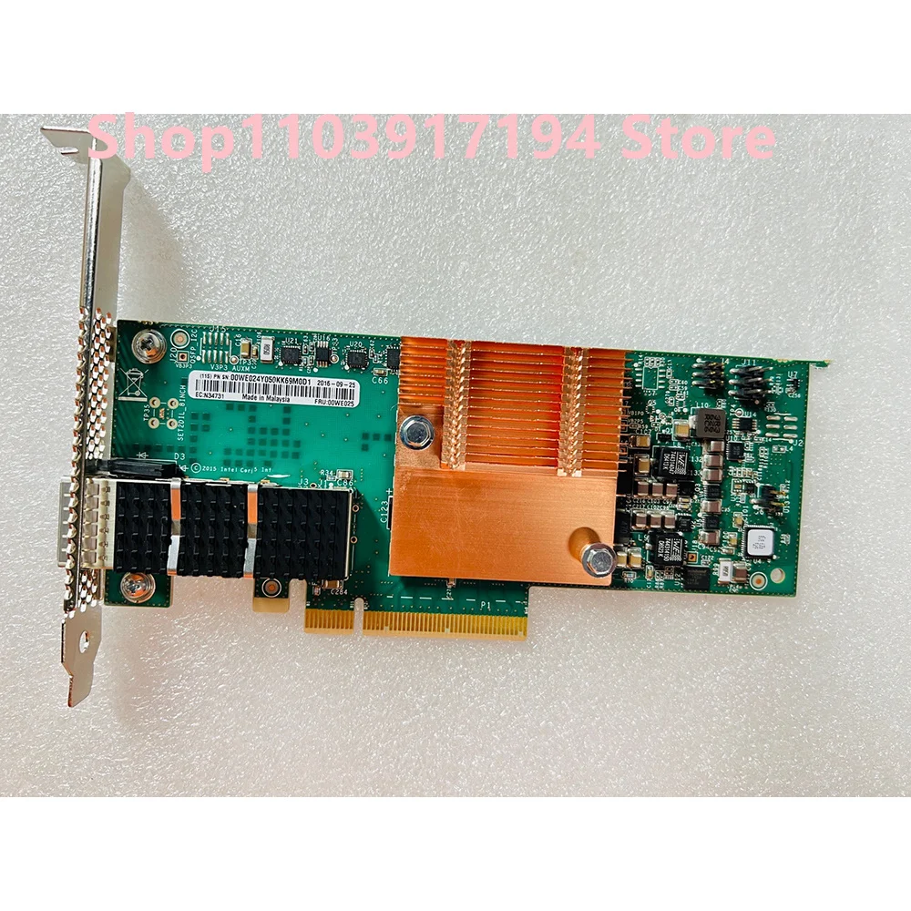 

Для Intel RMN-100HFA018 58G однопортовая 10-гигабитная сетевая карта QSFP + IBM 00WE025