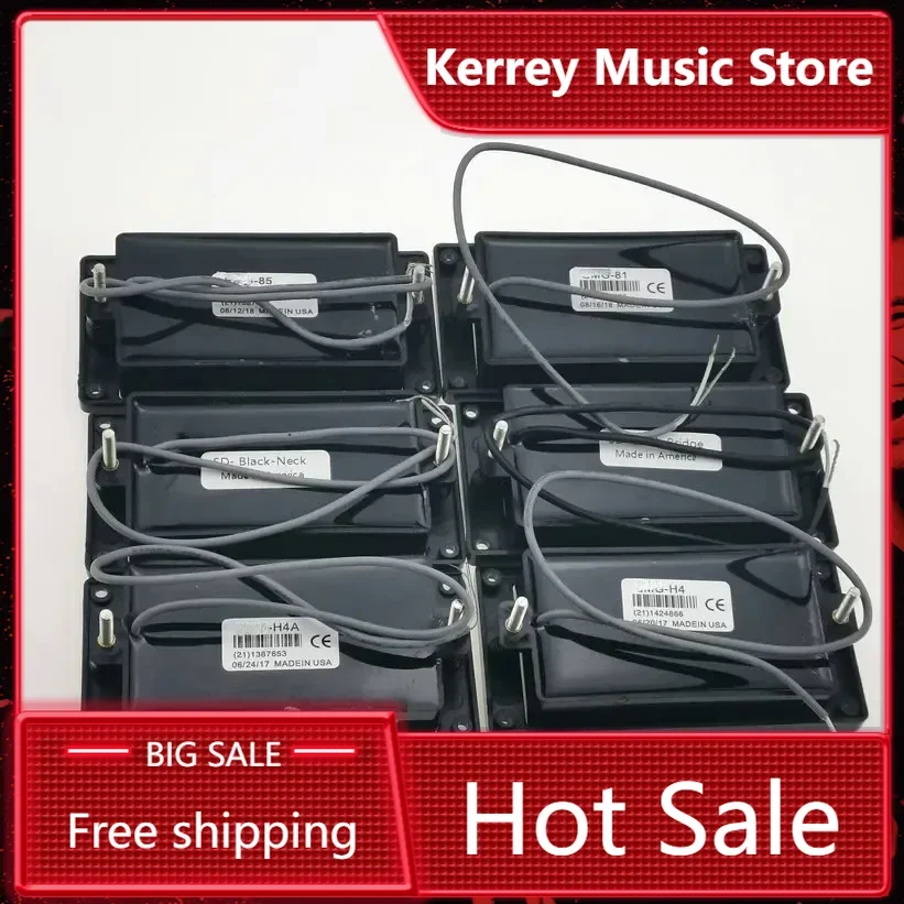 

Ceramic Humbucker Pickups for Electric Guitar - Closed Cover Passive Pickups (1C Wire) - High Output & Bright Tone