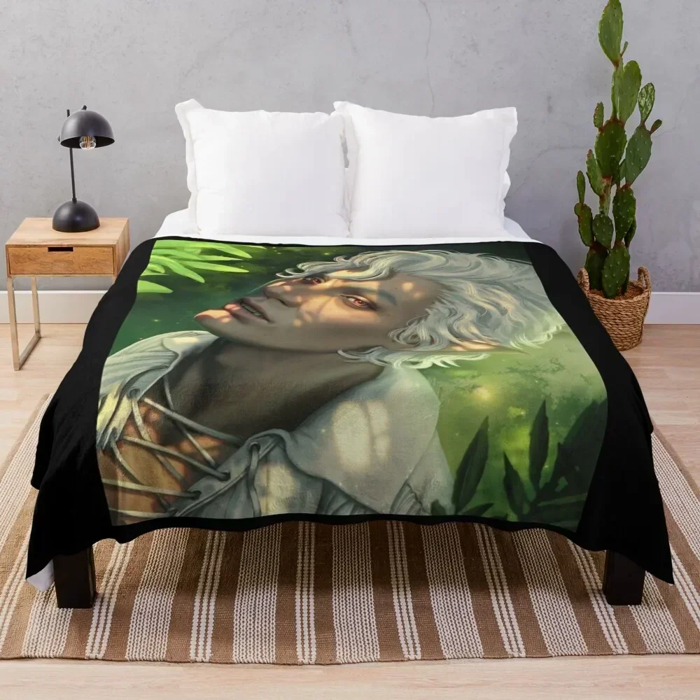 

Astarion Throw Blanket Soft Solid Color Blanket for Couch Bed