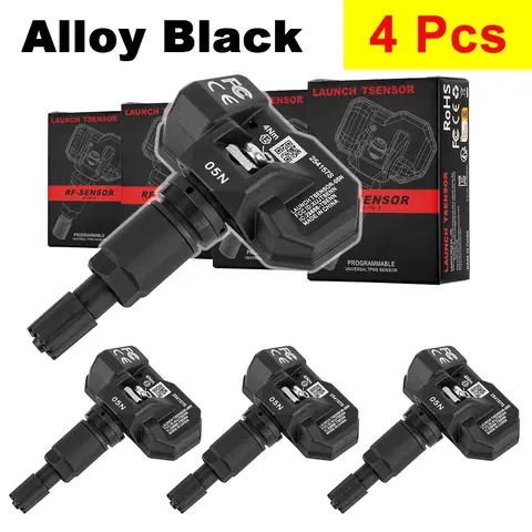 launch LTR-05 tpms sensors set of 4 315MHz/433MHz Dual Frequency Tire Pressure Monitor System Programmable Replace OE-Sensor