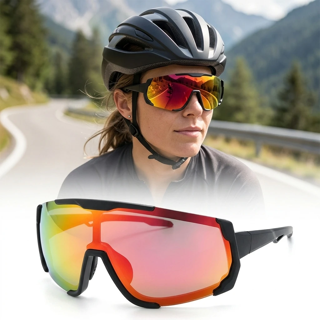 

Magnetic Cycling Sunglasses Polarized Fishing Glasses TR90 Windproof Sport Bike Eyewear Colorful Outdoor Goggles