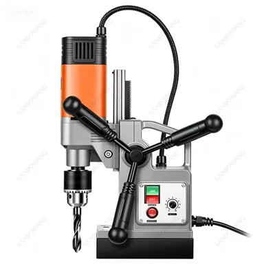 Industrial Magnetic Drill Powerful Electromagnetic Suction Drilling Machine Small Magnetic Seat Drill