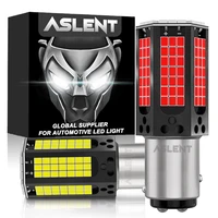 2X 1157 BAY15D P21/5W 1156 BA15S P21W PY21W BAU15S 7443 W21/5W 3157 P27/7W T25 156SMD Canbus luces de freno lámpara de marcha atrás 4500LM