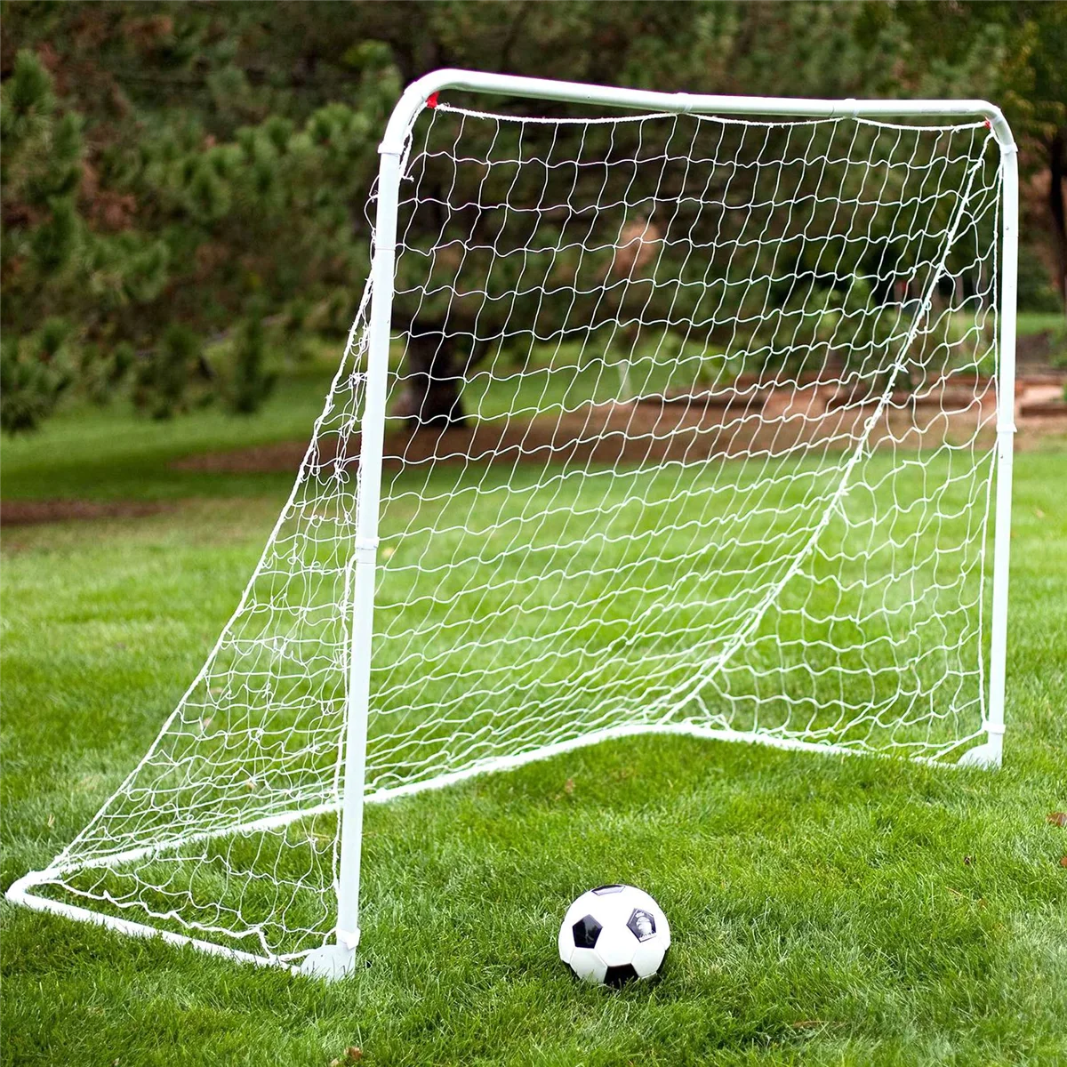 

LALA 24X8FT Full Size Soccer Goal Net Sports Football Post Netting Training Backyard