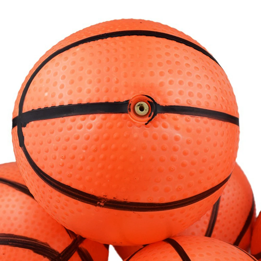 10 pièces 10 cm basket-ball gonflable PVC petits ballons de basket-ball de plage d'été balles de plage gonflables pour les jeux Parent-enfant