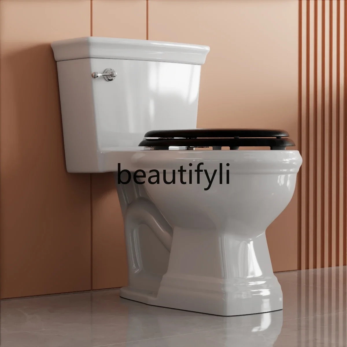 

Retro European trimmed toilet, Meima luxury American classical toilet Mingsu