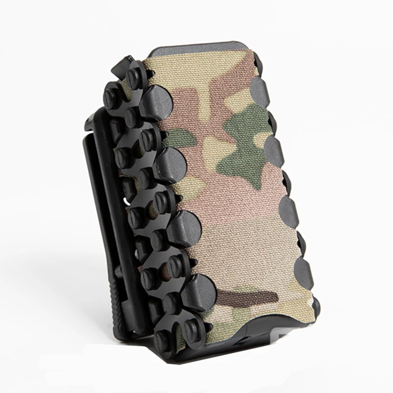 Belt AUTOMATIC RETENTION MAGAZINE CARRIER With Clip for 5cm belt, Mag Pouch for 1911 9mm 2011 .45 Mag