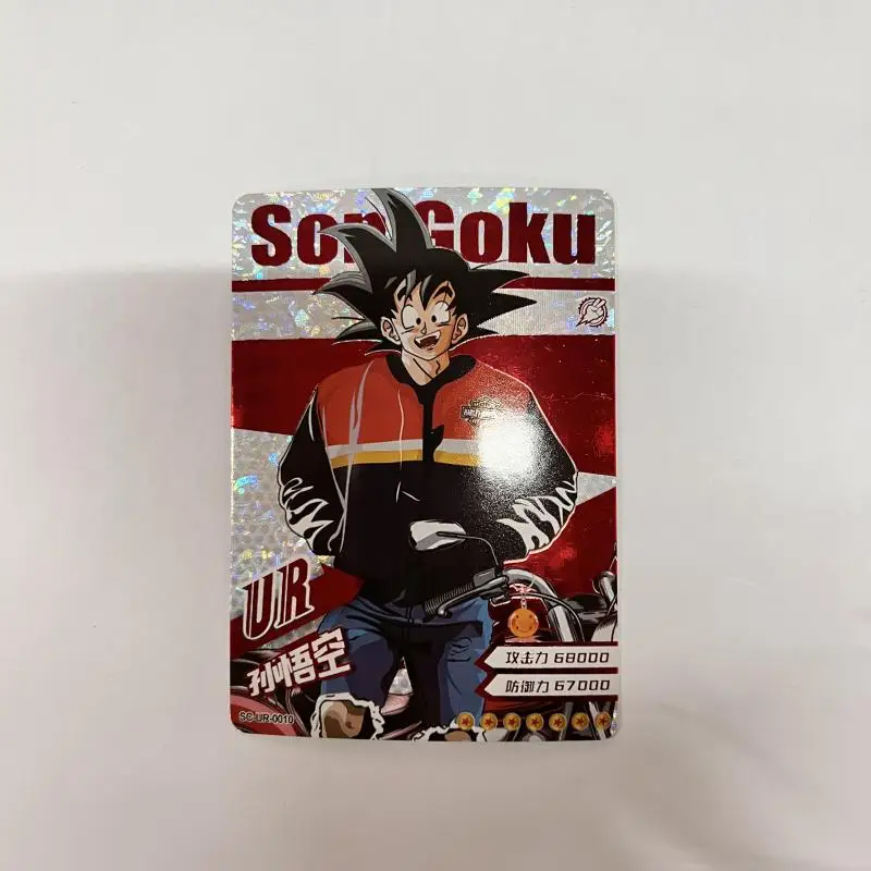 Cartas de Dragon Ball, Son Goku, Gotenks, Majin Buu, Torankusu, edición conmemorativa, personajes de Anime, colecciones de juegos, regalos de cumpleaños