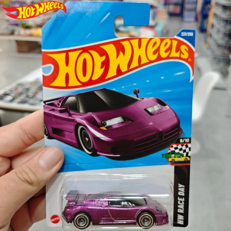 الأصلي 2025l العجلات الساخنة Th نموذج سيارة سوبر الكنز هانت 94 بوجاتي Eb110 Ss تحصيل نموذج الصبي هدية عيد ميلاد غرفة حلية #2