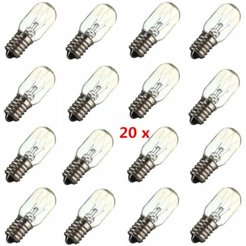 

20PCS E14 15W Edison Light Bulb AC220V-240V Retro Ampoule Vintage Incandescent Bulb Edison Lamp Filament Light Bulb Decor