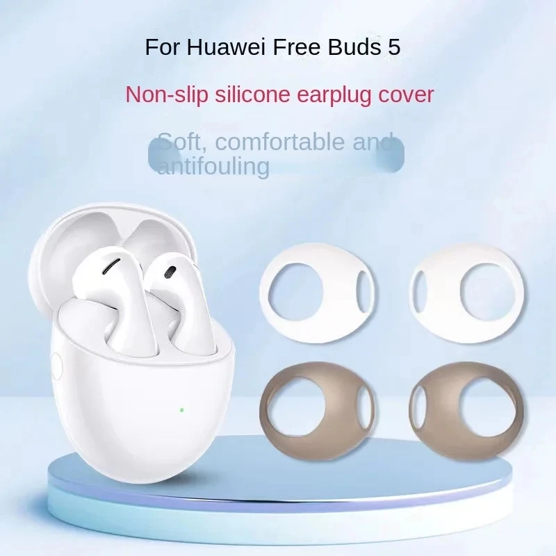 Geeignet für Huawei FreeBuds5 Ohrhülle, Silikon-Ohrpolster, Ohrstöpsel, In-Ear, Anti-Drop, Sport, Geräuschreduzierung, Ohrkappe