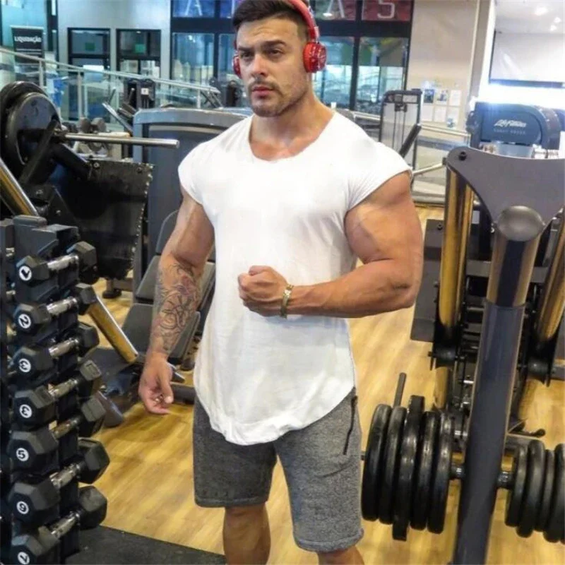 Nowa marka Silod odzież siłownie obcisłe podkoszulek męskie fitness Stringer koszulka bez rękawów siłownie koszula mężczyźni fitness lato topy