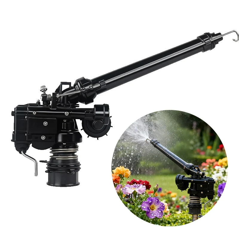 

Турбо-разбрызгиватель воды, спринклер для газона большой площади, спринклер для орошения фермы, система полива сада «сделай сам»