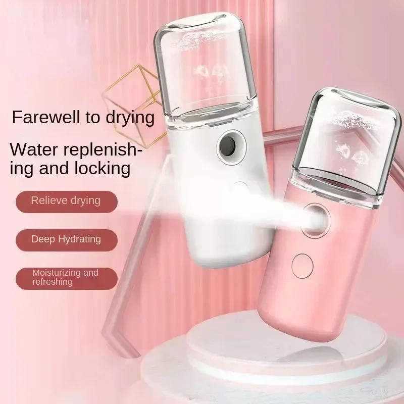 

Hogar Water Refill Meter Nano Spray Humidifier Beauty Spray Hydrator Cold Spray Humidifier Rechargeable Nano Spray