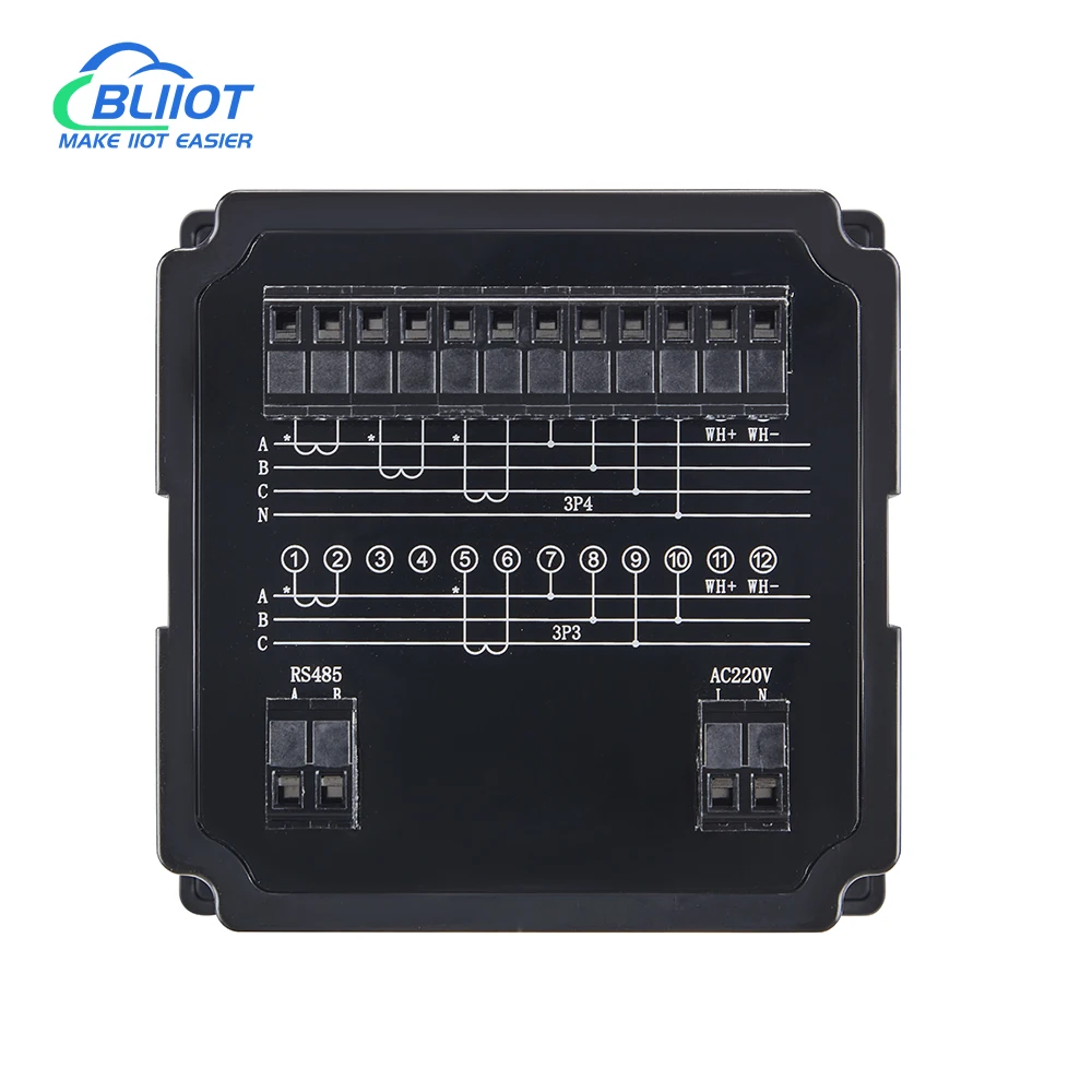 BLiiot Advanced Power Instrumentation with RS485 Communication - LCD Display for Effective Power Control and Energy Monitoring