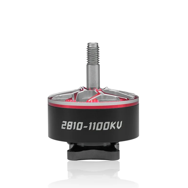 محرك الطائرة بدون طيار بدون فرش 2810 1100KV Dolphinrc 5 مم رمح 6S منخفض الضوضاء طويل الأمد لطائرة RC FPV بدون طيار