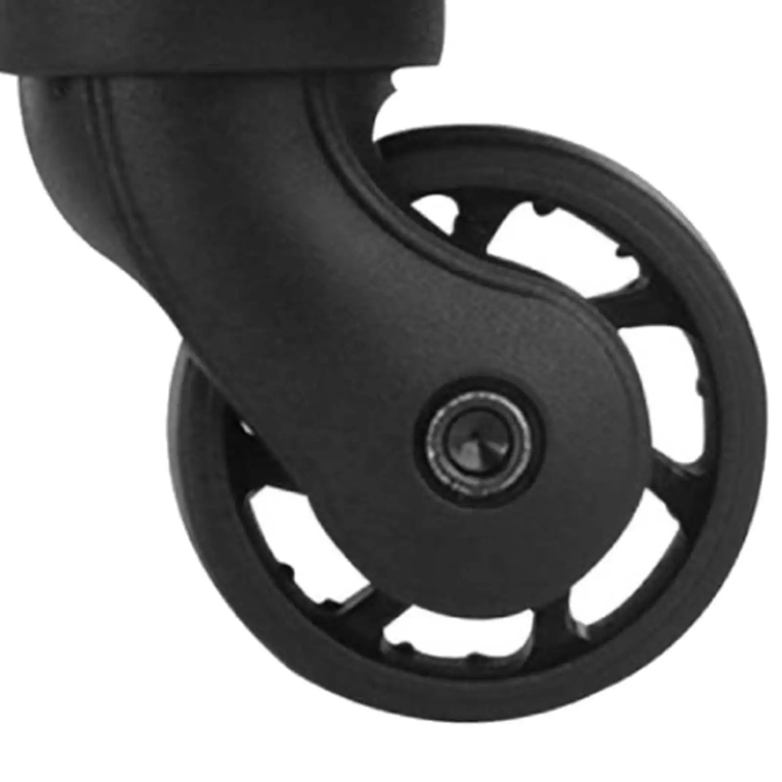 Ruedas de equipaje con rotación de 360, accesorios de rodillos de repuesto, ruedas giratorias de reparación de alta resistencia para maleta de