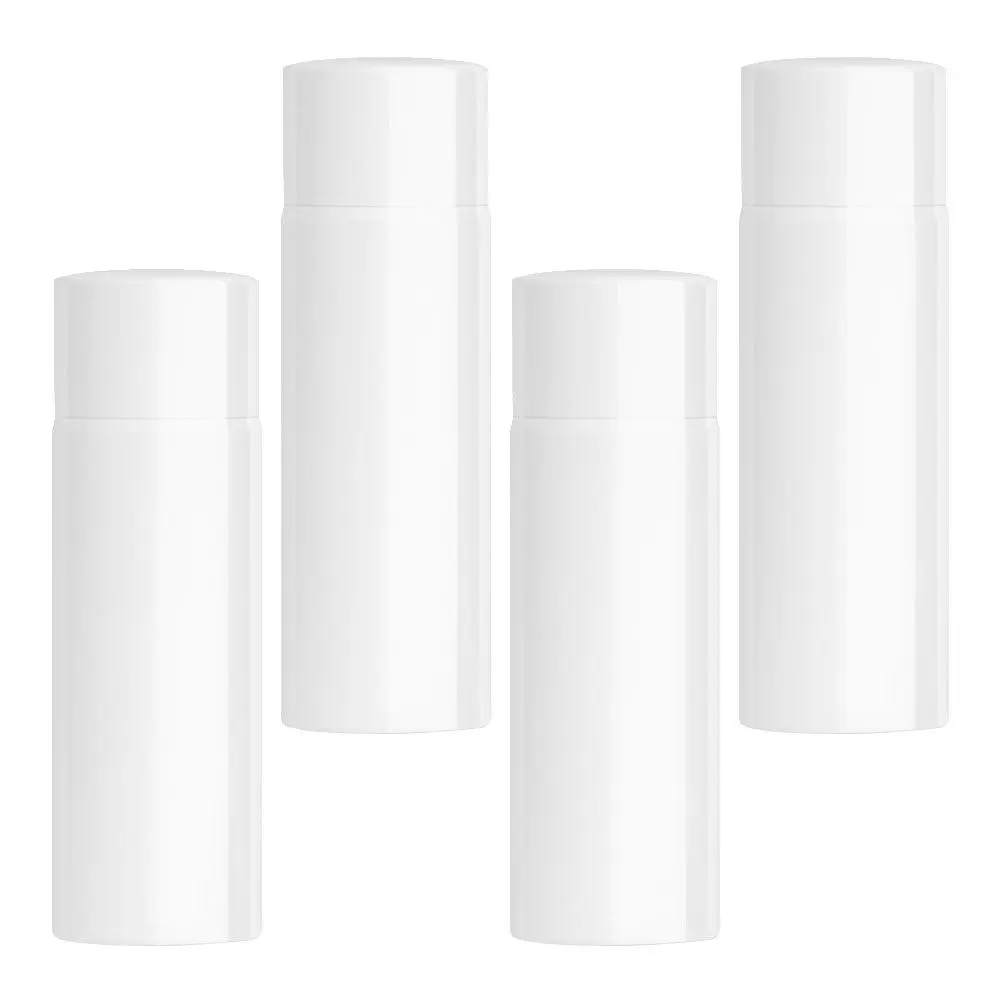 

Набор из 4 многоразовых безвоздушных флаконов-диспенсеров для путешествий, идеально подходящих для хранения тонального крема, сыворотки и крема