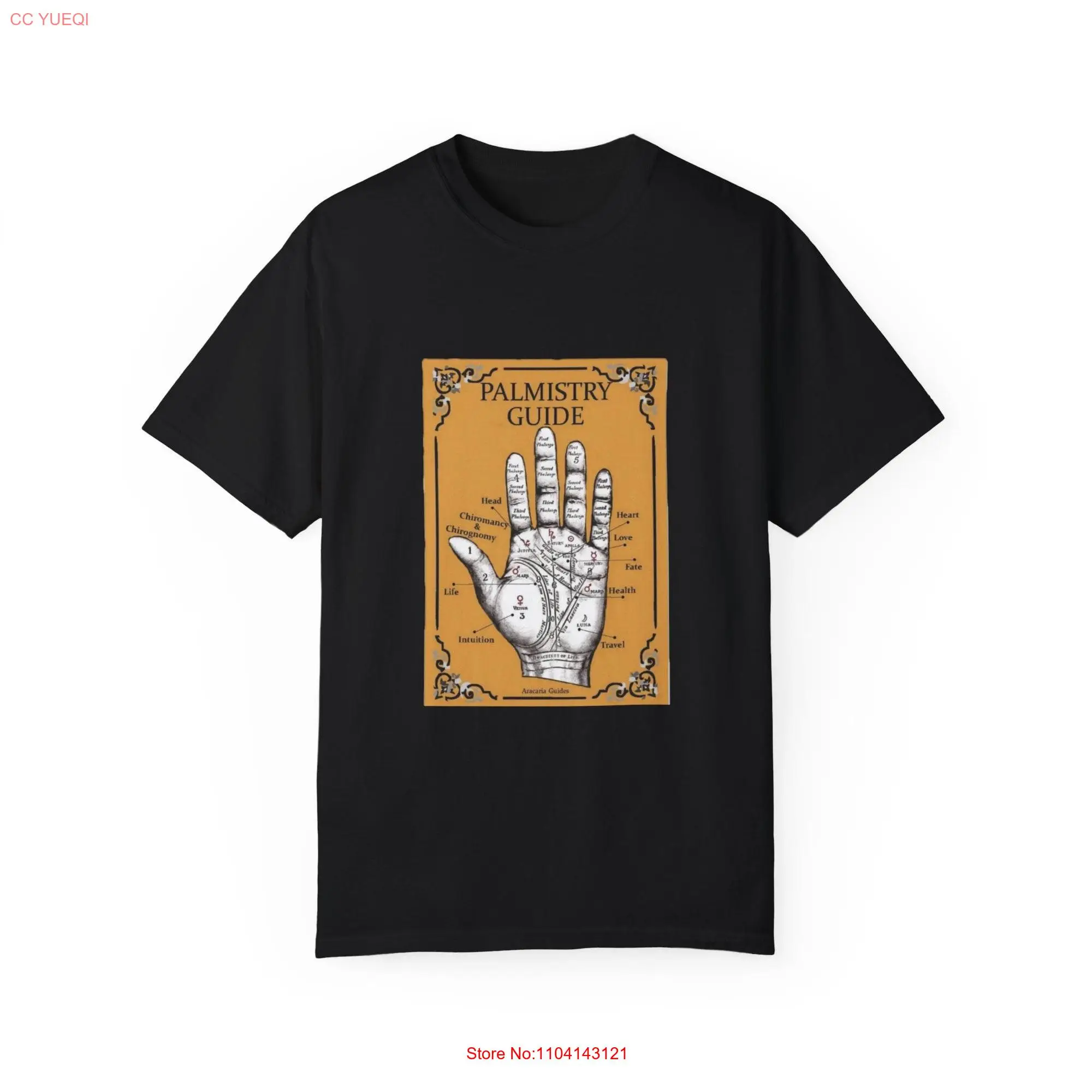 Hand Palmistry Spiritual Tarot T shirt long or short sleeves