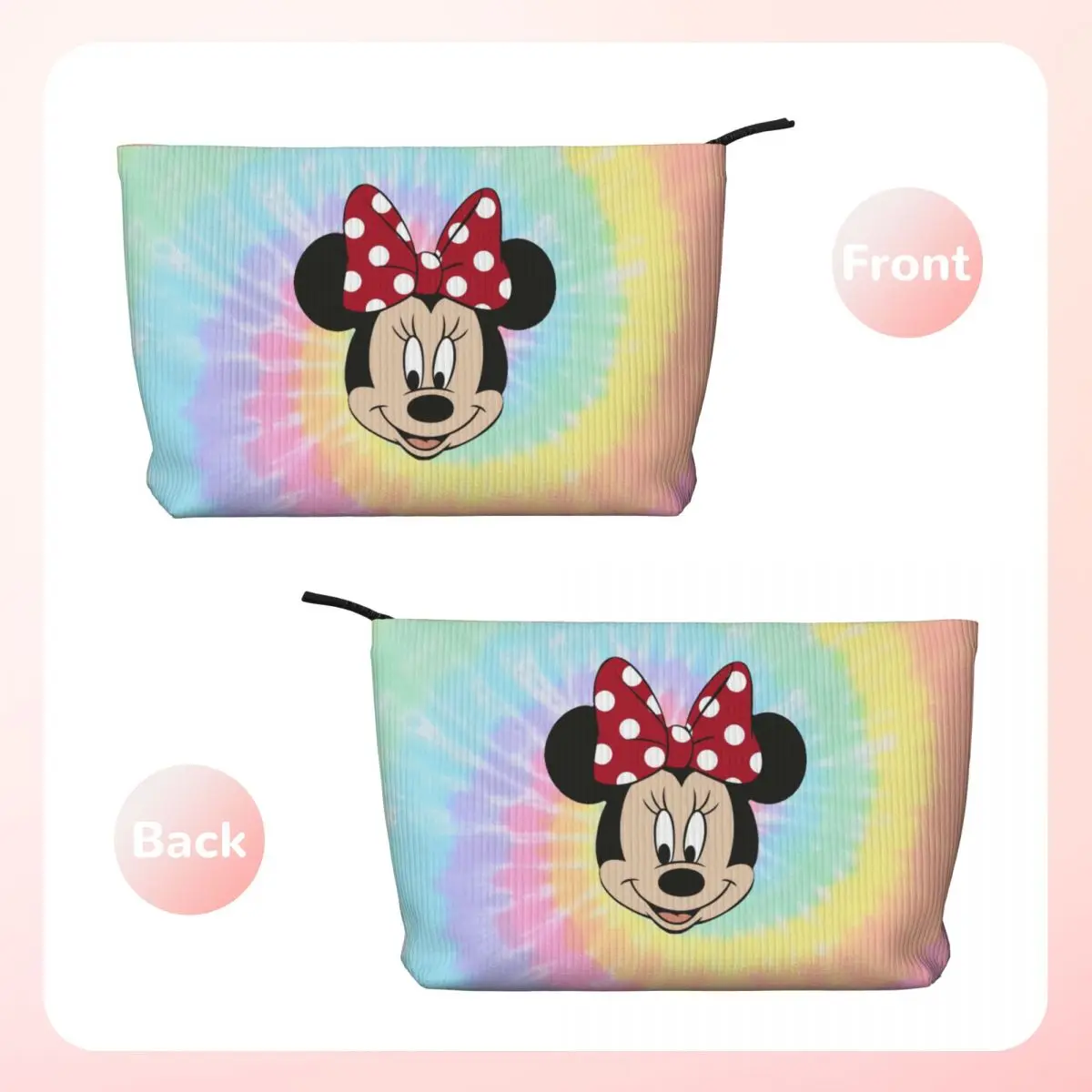 Custom Mickey Mouse Toiletry Bag for Women Cosmetic Makeup Organizer Lady Beauty Storage Dopp Kit Case