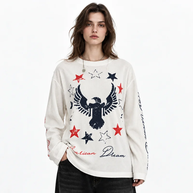 Tee Graphic Print - Maglietta unisex a maniche lunghe per