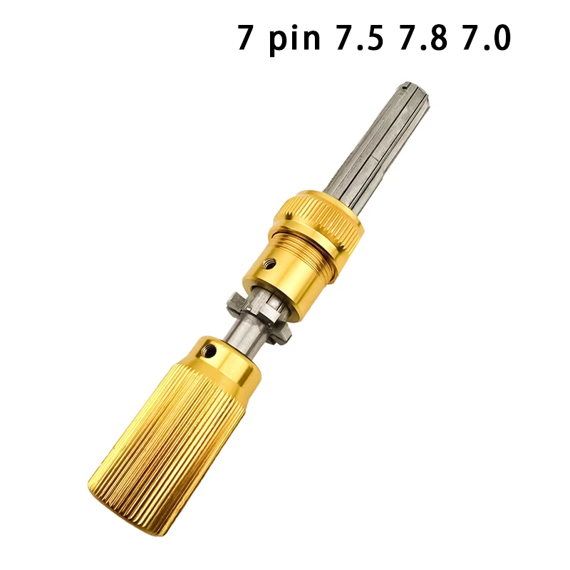 

NEW 7 Pin Tubular Lock 7.0mm/7.5mm/7.8mm Pick Professional Precision Tool For Quick Reset (TLP-7SB) Locksmith Tools