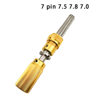 NEW 7 Pin Tubular Lock 7.0mm/7.5mm/7.8mm Pick Professional Precision Tool For Quick Reset (TLP-7SB) Locksmith Tools