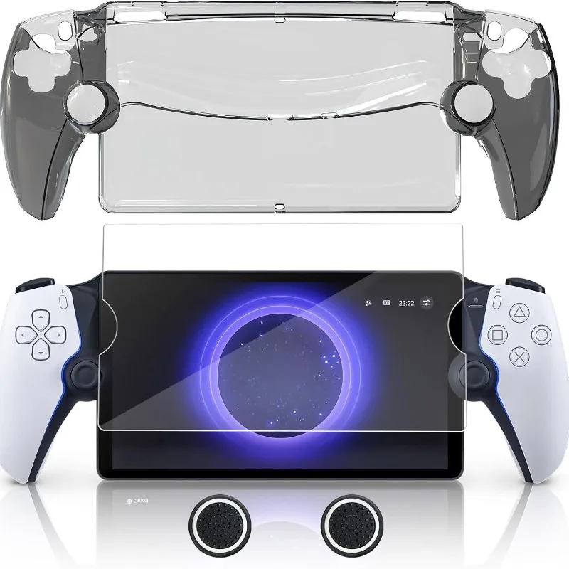

Transparent Protective Shell Case for PS5 Portal Sleeve Skin Anti-Scratch Handheld Game Console Cover for PlayStation 5 Portal