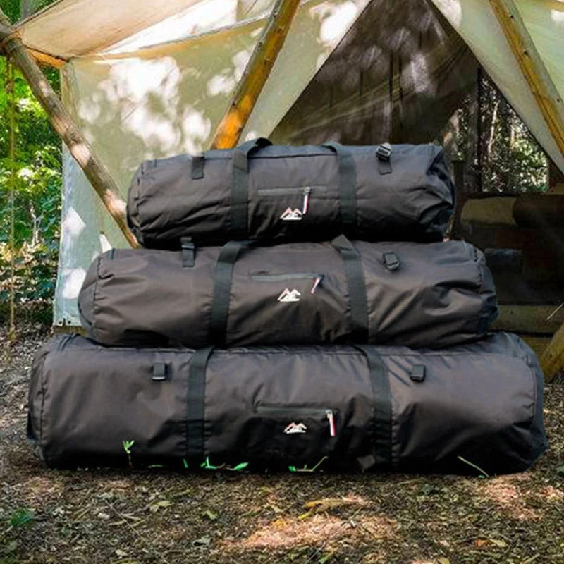 Imagem -05 - Grande Capacidade de Armazenamento Dobrável Tenda Carry Bolsa Bolsa Pacote de Bagagem à Prova Impermeável Água para Acampamento Caminhadas Piquenique Organizador Andando Titular