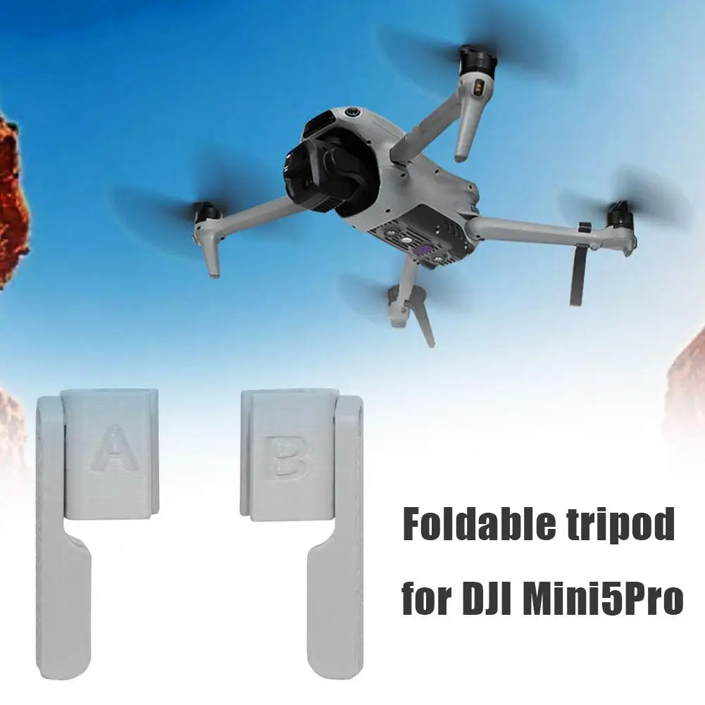 Faltbares Fahrwerk für DJI Mini 5 Pro Drohne, ABS-Höhenverlängerung, Anti-Drop-Schutzfüße, stoßfestes Fahrwerk