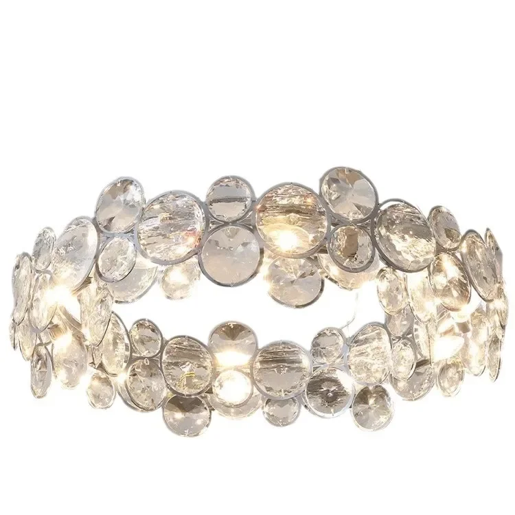 

Light living room crystal light modern simplicity atmosphere 2025 new master bedroom designer bubble