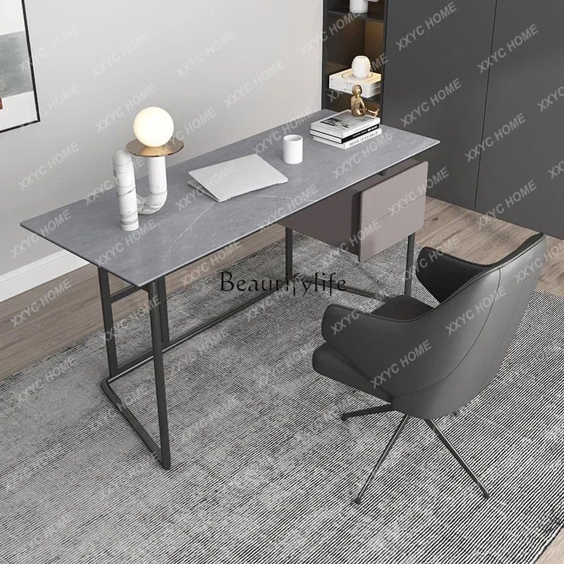 YX NEW Italian minimalist computer desk household writing simple desk practical workbench