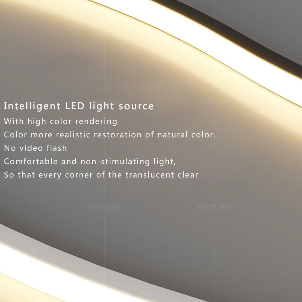 Moderne LED-Wandleuchte, einfache Linien, 60/80 cm, erhältlich in drei Farben, Schlafzimmer, Nachttisch, TV-Wand, Korridor, Innenbeleuchtung – Detail 12