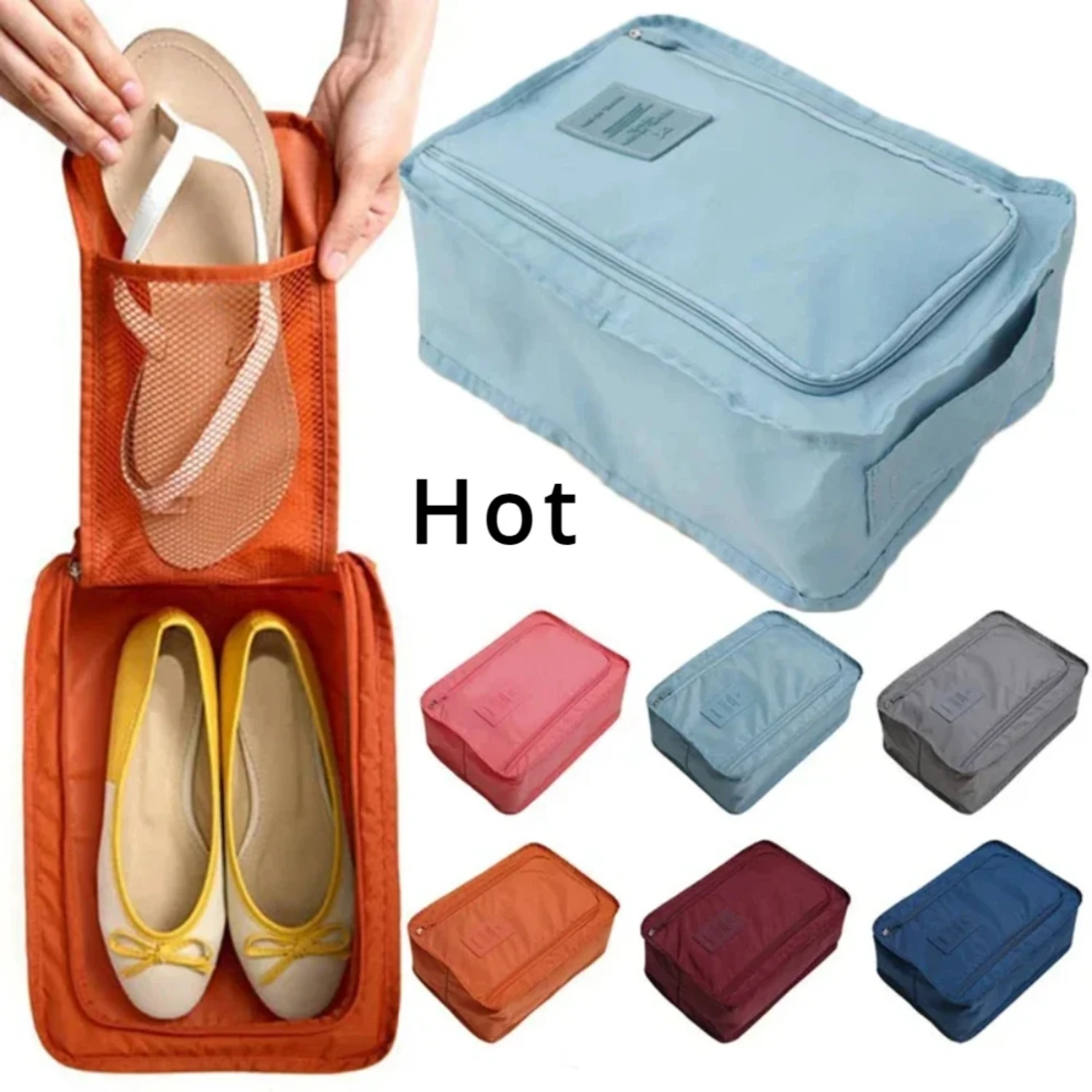 Multifunctional Waterproof Shoe  Convenient Travel   Nylon Portable   Shoe Classification  Dust Covers