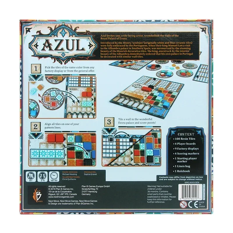 Azul gioco da tavolo giochi di carte recentemente sigillati