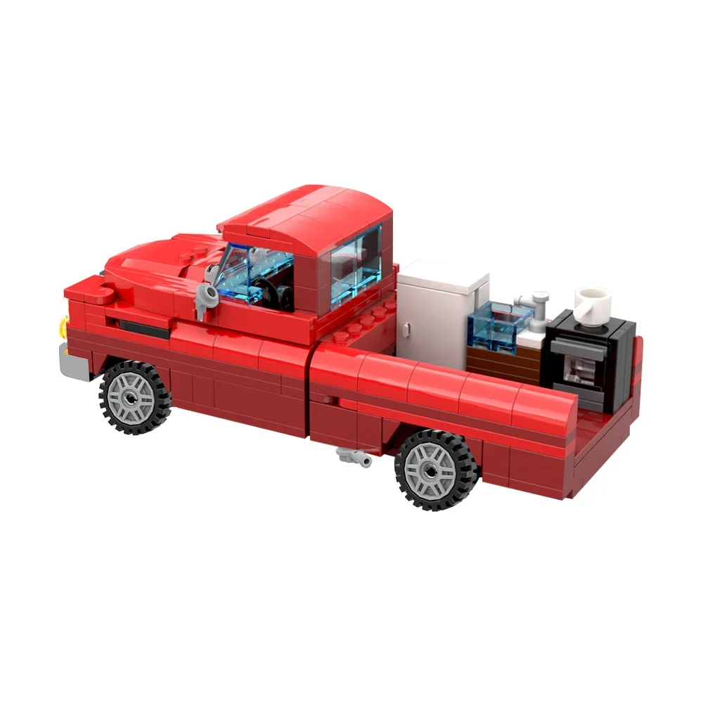 

Конструктор Gobricks MOC: Модель фудтрака Chevrolet Apache, классические ретро-автомобили, набор для сборки, игрушка-подарок