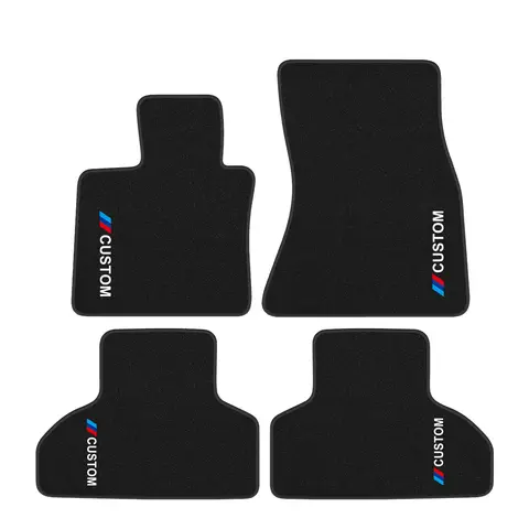 For BMW X5 III (F15) 2013-2018 luxury Carpet Velour Car Mats 4-Piece Floor Mats with