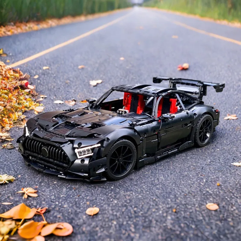 

[2660 шт.] Специальный набор MOC — Mercedesas-AMG GT R Black Series, модифицированная версия JamesJT MOC