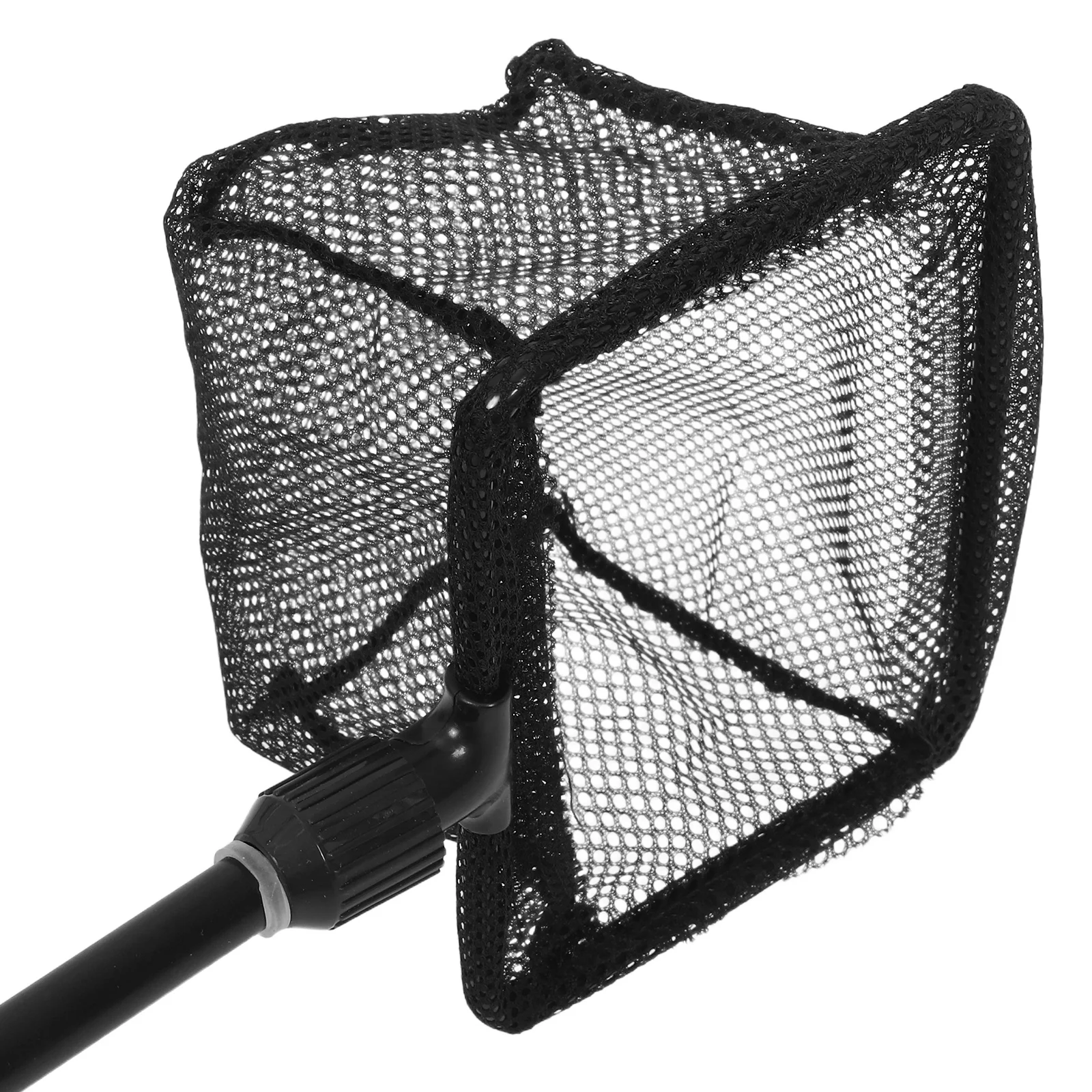 شبكة أرضية تلسكوبية مقاس S، شبكة صيد قطبية بلاستيكية قابلة للتمديد، شبكة نايلون متينة للبحيرات والبرك والمياه العذبة والمياه المالحة #5