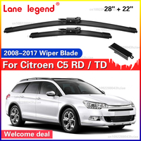 Wiper Front Wiper Blades For Citroen C5 RD / TD 2008 - 2017 Windshield Windscreen Clean Window Car Rain Brushes 28\