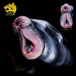 YOCY Fantasy Monster Masturbator Soft Silicone Horse Stroker Sex Toy For Men Fetish Realistic Vaginal Anal Pussy