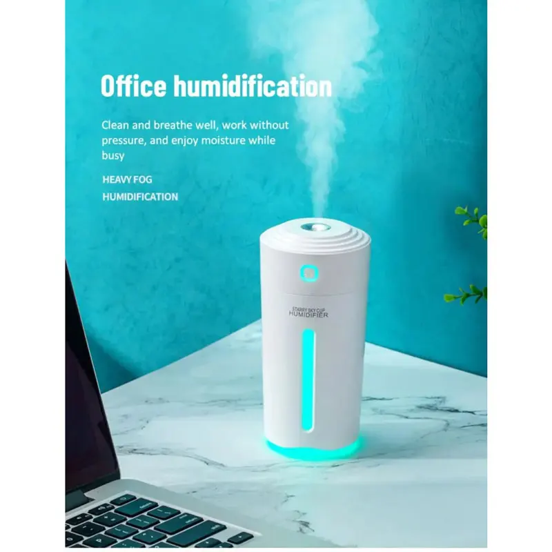 Hogar Car Scented Humidifier Home Desktop Mini Fog Color Atmospheric Light Sprayer Portable Office Humidifier