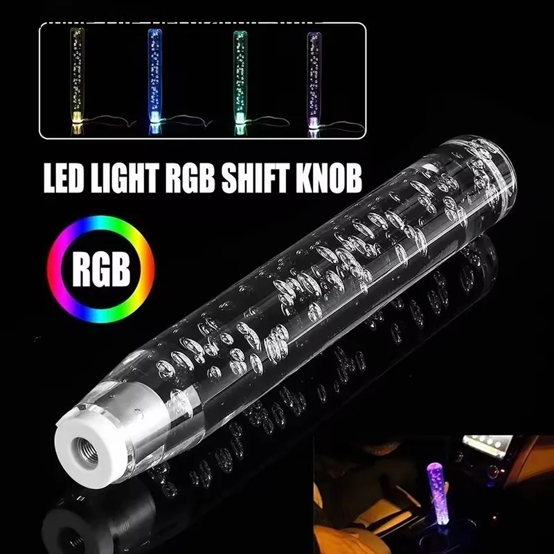 【H】Acrylic Bubble Light Rods With Embedded Air Bubbles Soft Warm Glow For Home Decor Party Wedding Event Decoration