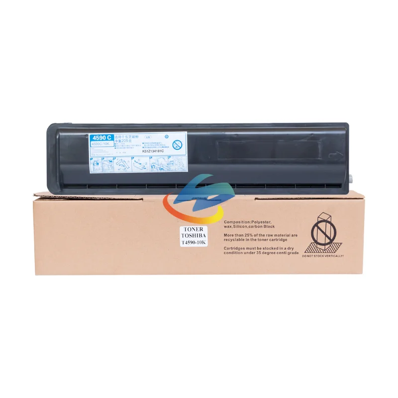 1PCS T4590C T-4590C BK205g Toner Cartridge Compatible for Toshiba E-Studio 256DS 306DS 356DS 456DS T4590 Refill Toner Cartridge